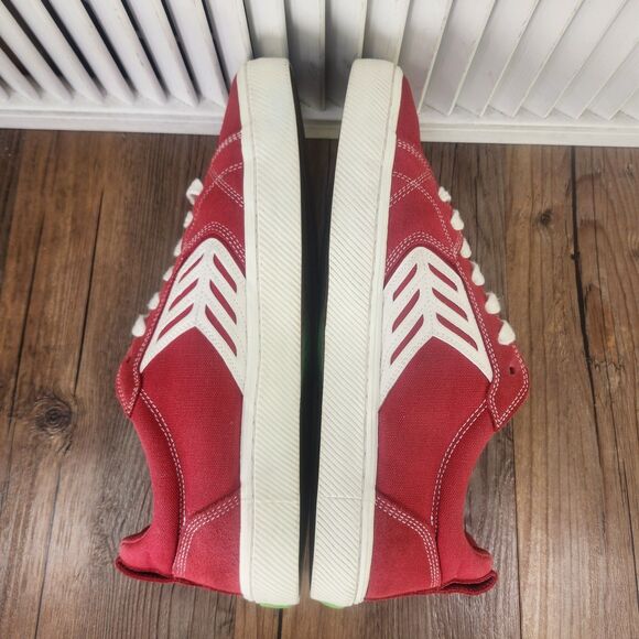 Cariuma Catiba Pro Skate Sneakers Mens Sz 12.5 Red Suede Low Top Athletic Shoes